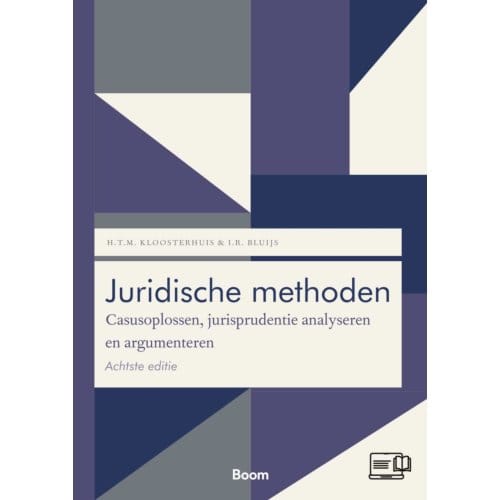 Juridische Methoden - Boom Juridische Studieboeken - H. Kloosterhuis