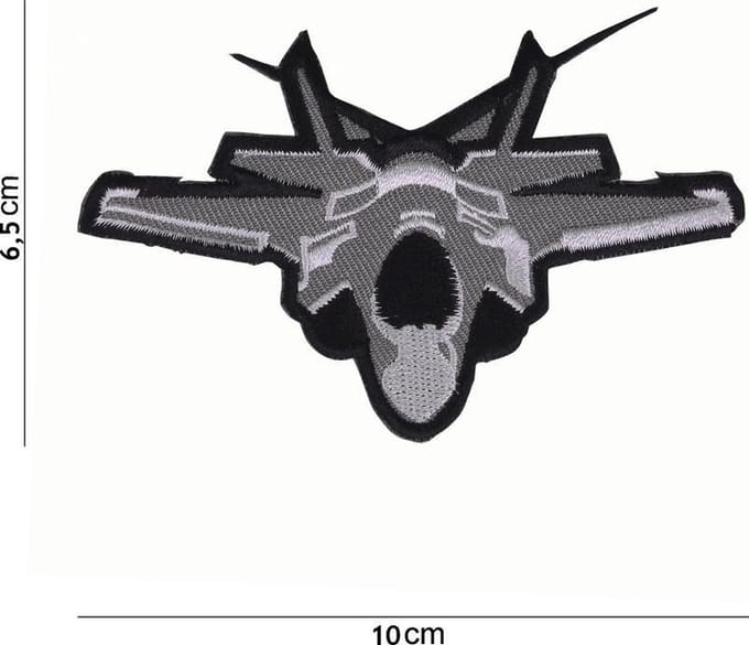 Embleem stof F-35 Fighter Jet