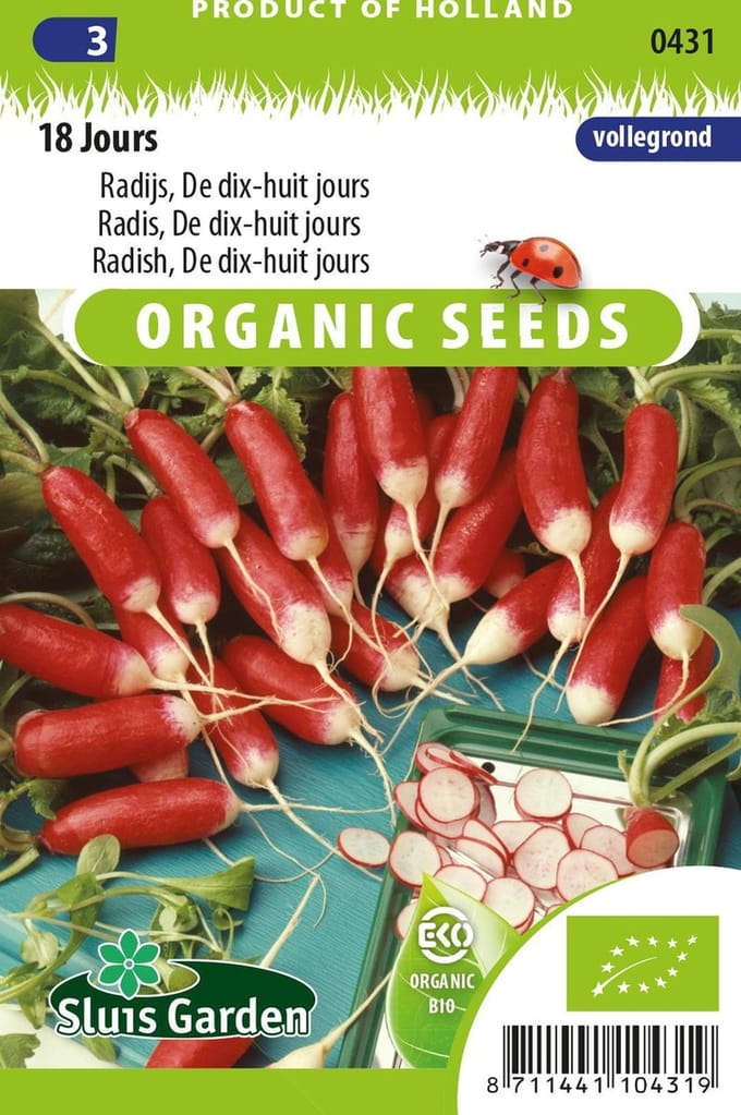 Sluis Garden - Radijs 18 jours Biologisch