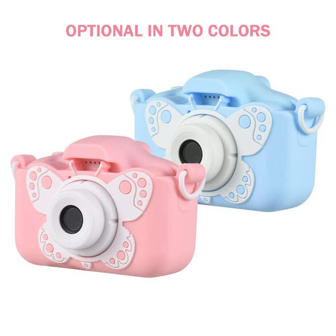 Tomfoto X7 Mini Camera Kindercamera Digitale Camera 1080P Videocamera voor 20MP Dubbele Lens 2.0 Inch roze