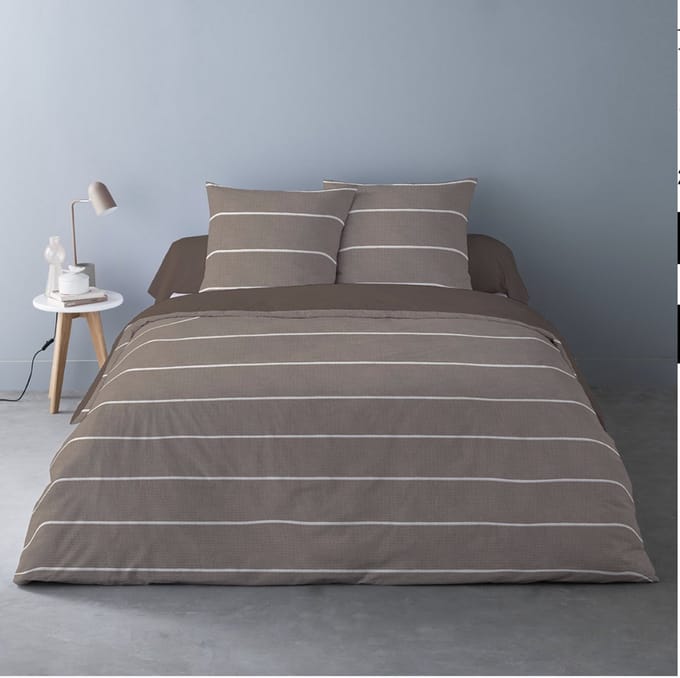 Luxe Katoen Flanel dekbedovertrek Emma Pepper - 240x220