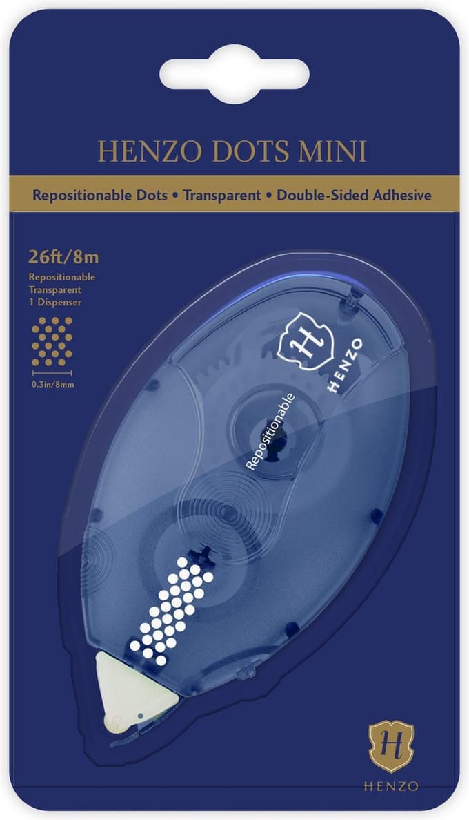 Fotoplakkers - Henzo - Dots Mini - 8 meter - Repositionable - Transparant