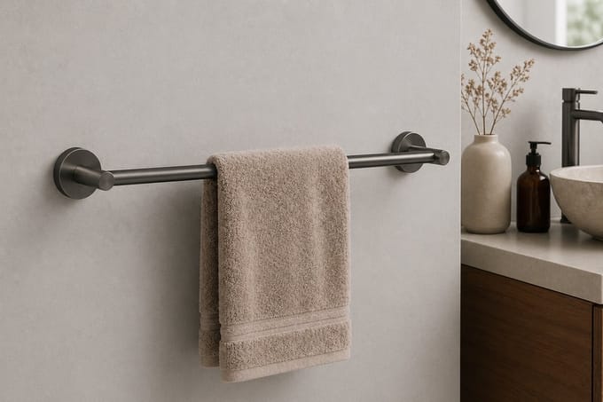 Blue Vida Facet Handddoekhouder 60Cm Gm