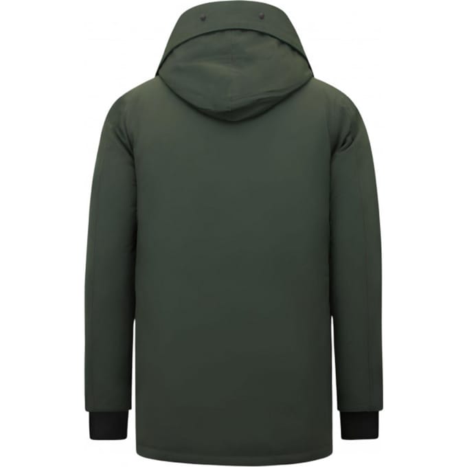 Winter Jas Heren - Parka Heren Winterjas - 7169 - Groene Jas