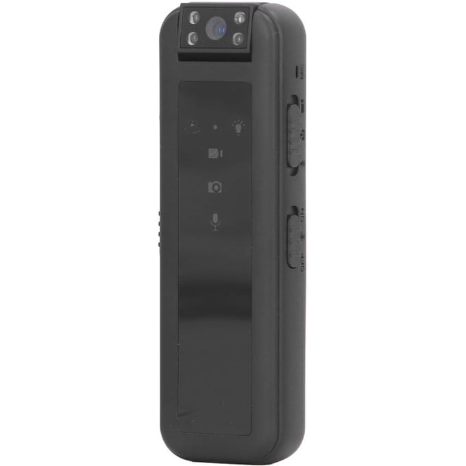 Mini Caméra 1080P Enregistreur Vidéo Caméra Vidéo de Poche Portable avec Clip et Indicateur LED