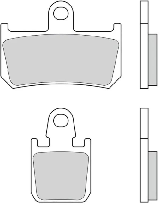 Brembo 07ya46rc Gesinterde Remblokken Transparant