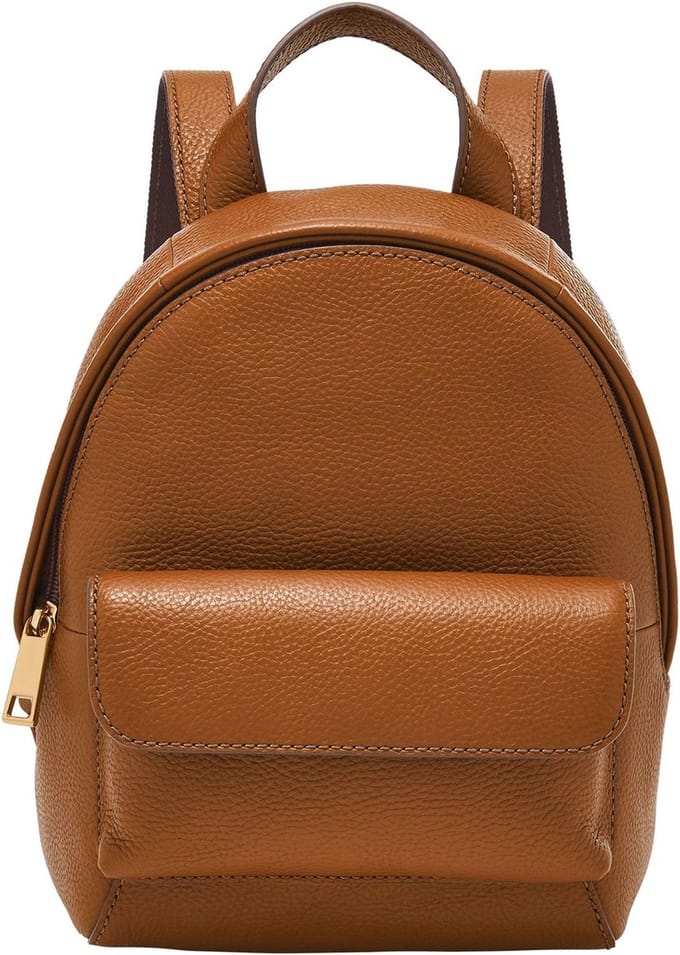 FOSSIL Rugzak Blaire Mini Backpack Saddle Lichtbruin