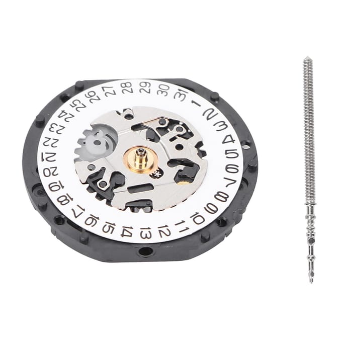 Professioneel Quartz Horlogeuurwerk Nauwkeurig Plastic VX12 Horlogereparatie Accessoires white