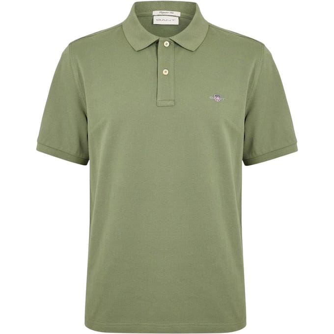 Gant Tipping SS Pique Rugger Polo Heren - Maat M