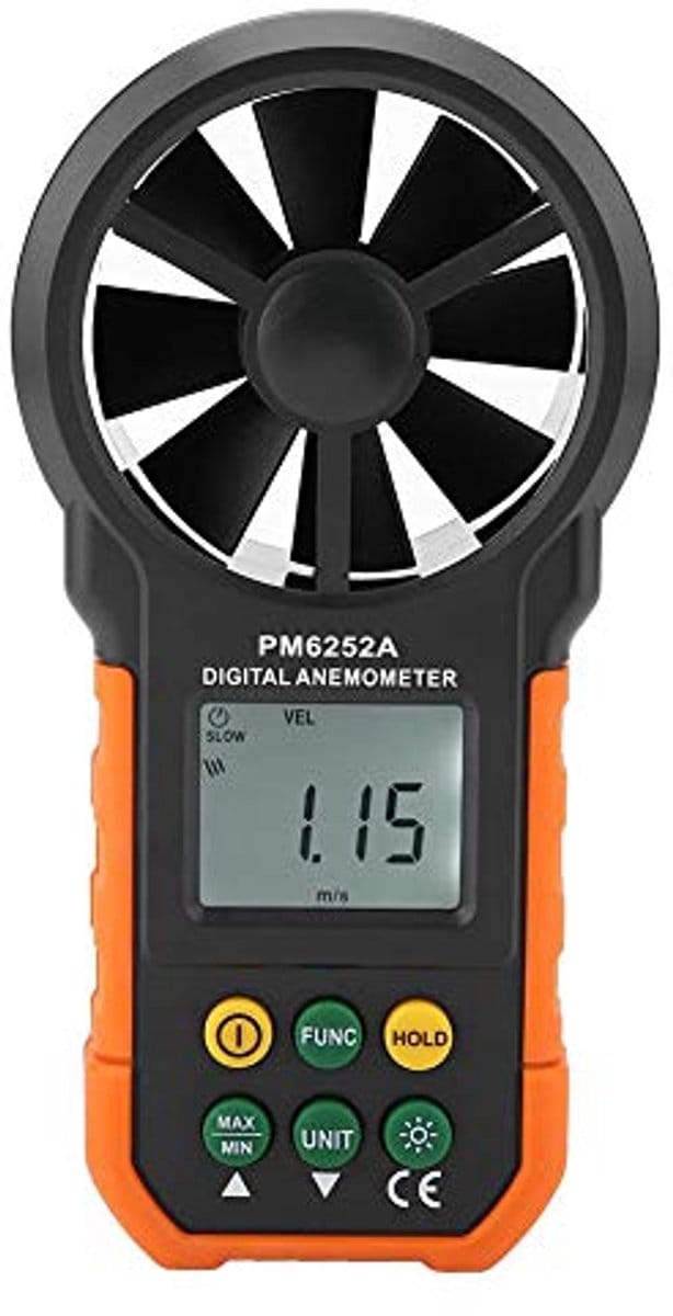 Multifunctioneel Digitale Anemometer met LCD-scherm voor Windsurfen en Deltavliegen