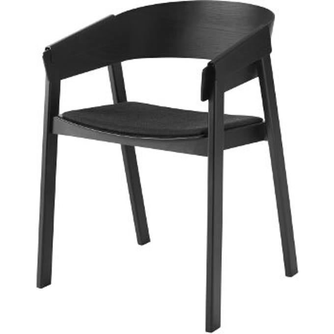 Muuto - Cover stoel met bekleding - zwart