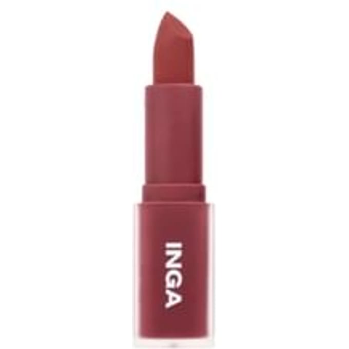 INGA - Powder Blur Lipstick - 7 Colors Dramatic Red