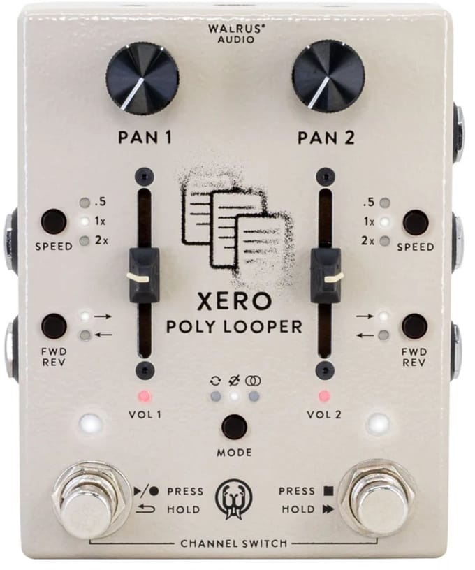 Walrus Audio Xero Polylooper Cream - Loop station - Wit