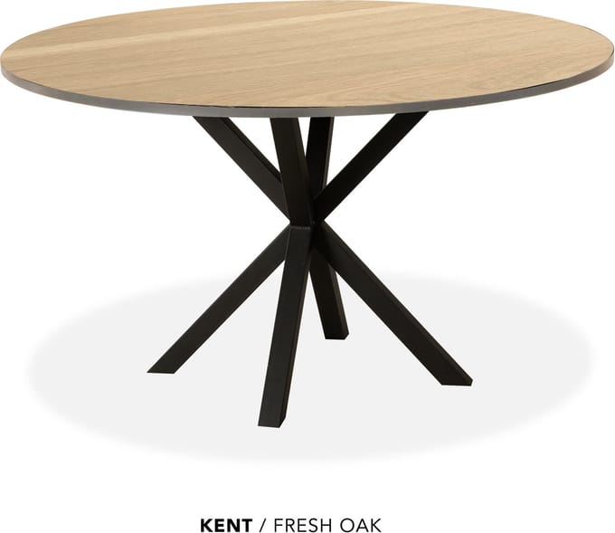Maxfurn - Eettafel rond | Zeer krasvast | Kleur: Fresh oak | diameter 140cm