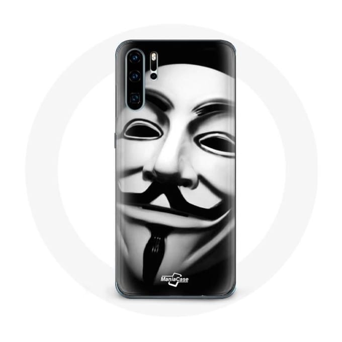 Coque pour Huawei P30 Nous sommes légion masque anonyme