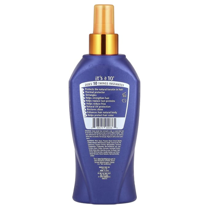 C'est un 10, Miracle Leave-In Plus Keratin®, 10 fl oz (295,7 ml) blue