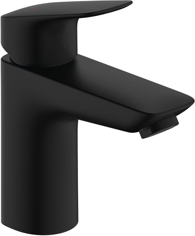 Hansgrohe Logis XX basin mixer - 100 w/o - waste - mat zwart