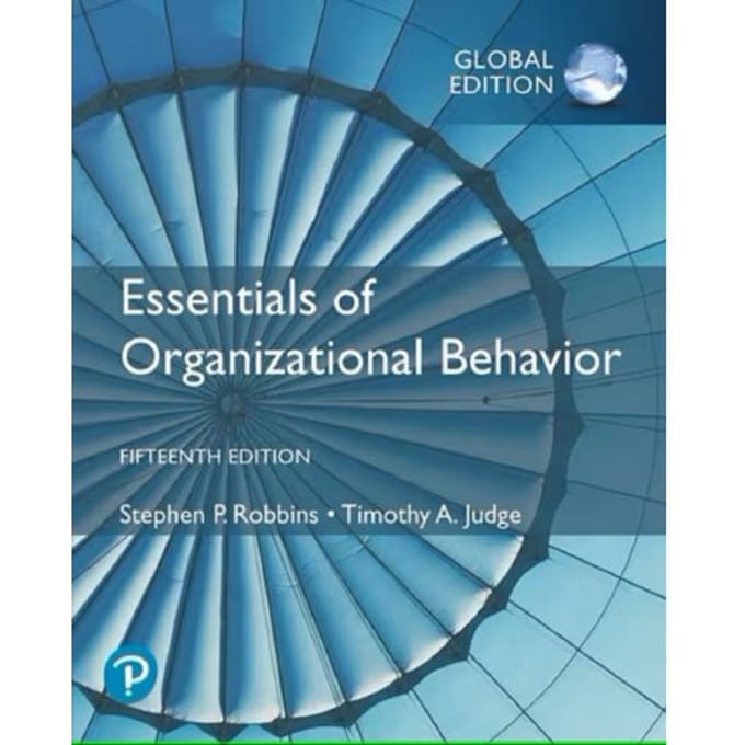 Essentials Of Organizational Behaviour, Global Edition - Stephen Robbins