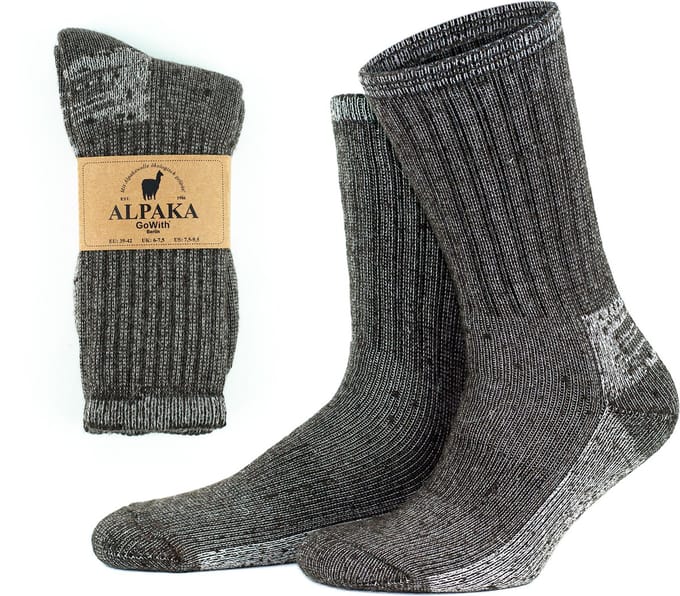 GoWith Diabetes Alpaca Wollen Sokken-2 paar-Thermosokken-Maat 35-38