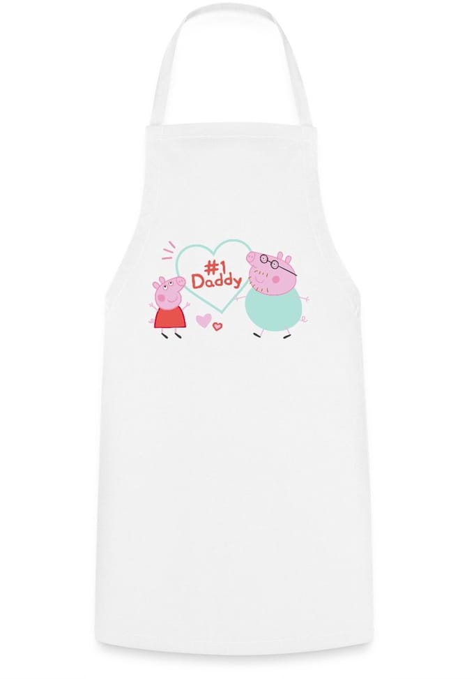 Peppa Pig Design Nr. 1 Papa: Peppa & Papa Pig Keukenschort
