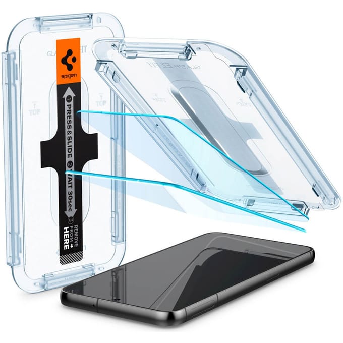 Spigen GLAStR EZ Fit Screenprotector 2 Pack + Applicator voor de Samsung Galaxy S23 Plus