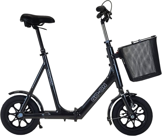 Go-On - loopfiets voor volwassenen - zwart - luxe model
