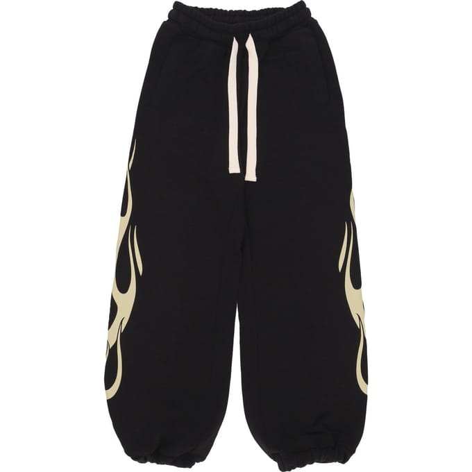 Dames lichtgewicht trainingsbroek Flames Pants Zwart/gebroken wit