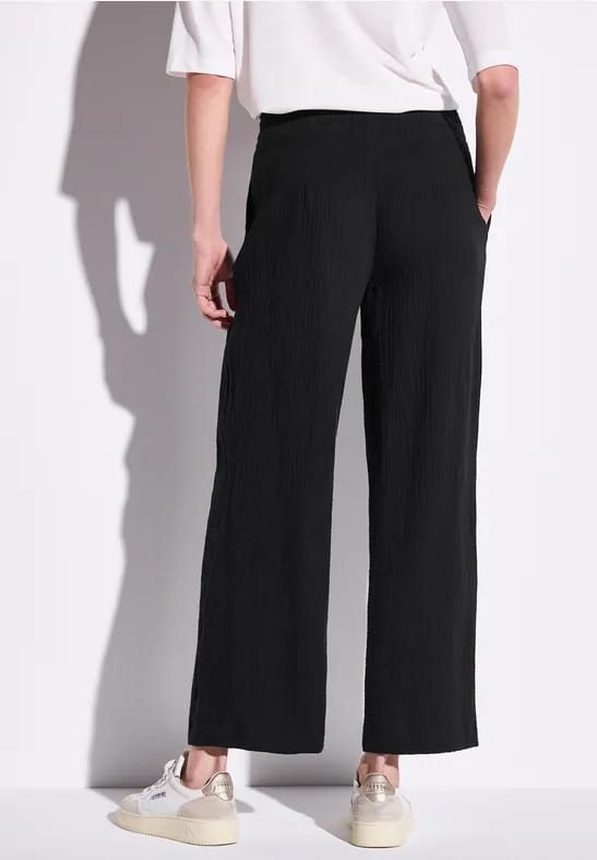 Wide Legs mousseline broek
