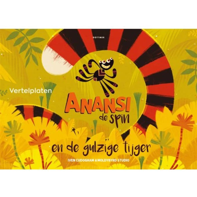 Vertelplaten Anansi De Spin En De Gulzige Tijger - Anansi De Spin - Iven Cudogham