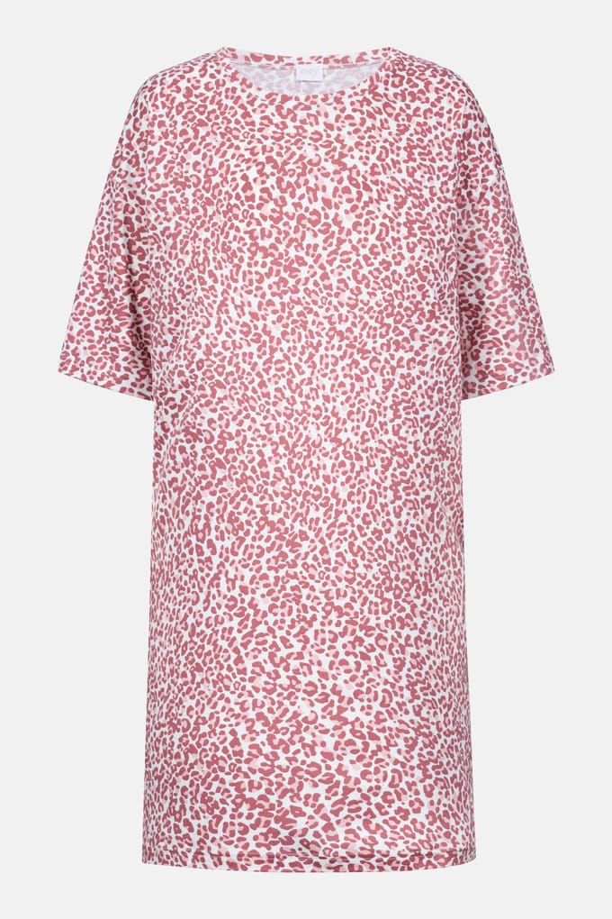 Bigshirt met korte mouwen Serie Sleepy Leo Bridal Rose
