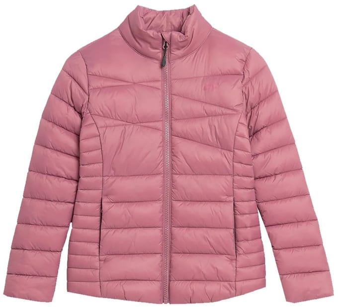 4F Kinder Winterjas - Roze Hydrofobe Gevoerde Parka maat 140