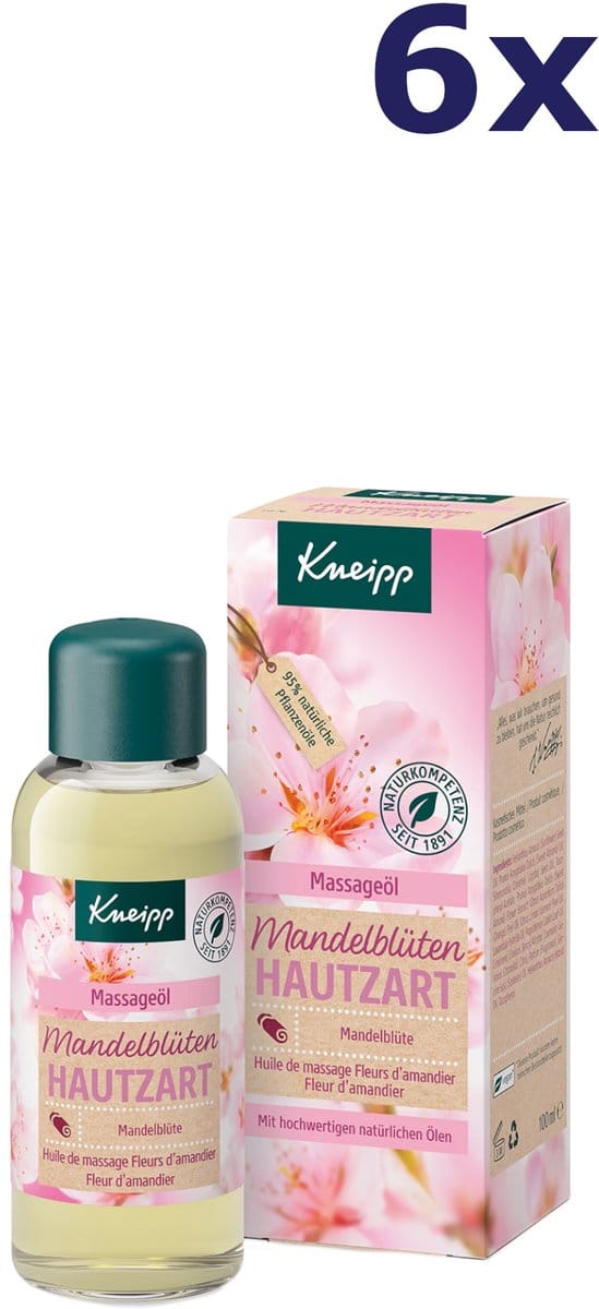 6x Kneipp Almond Blossom Massageolie 100 ml