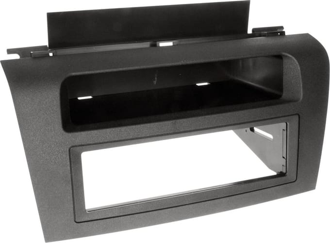 1-DIN Paneel geschikt voor met aflegbakje. Mazda 3 (BK) 2003-2009 Kleur: Zwart