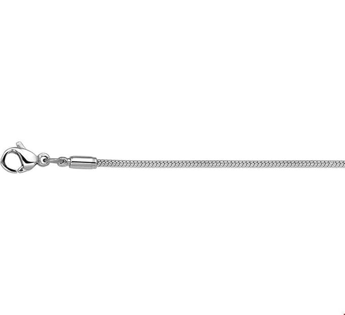 The Jewelry Collection Ketting Slang 1,5 mm - Staal
