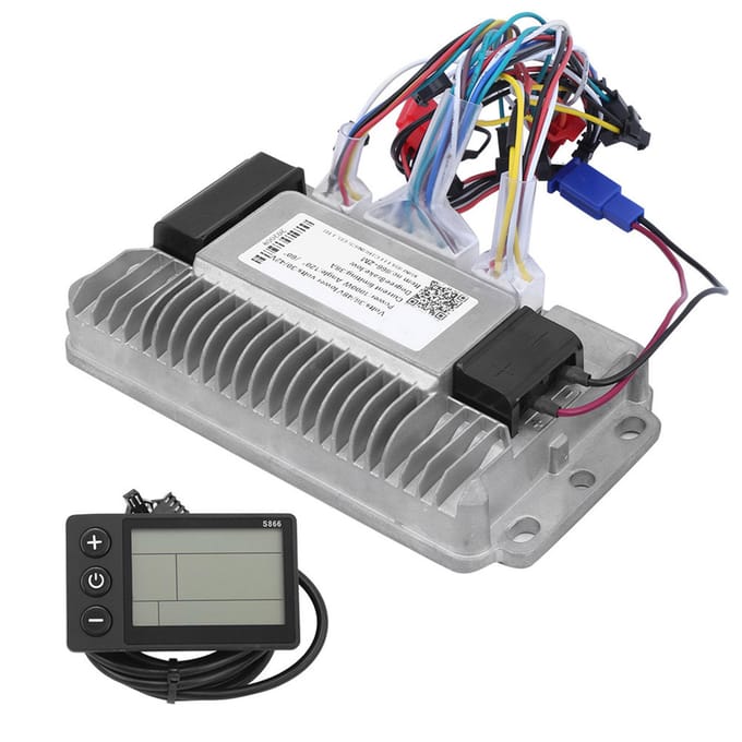 3648V 1000W Elektrische Driewielers 3?modus Sinusoïde Borstelloze Controller Instrument LCD Set gray