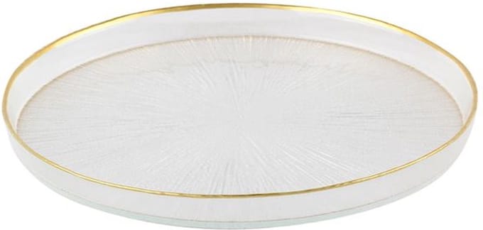 BRICARD REXY BORDEN SET | 21 CM TRANSPARANT-GOUD 6-DELIG