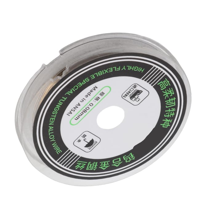 100m Molybdeen snijdraadlijn voor reparatie van LCD-schermscheiders (0,08 mm*100 m)