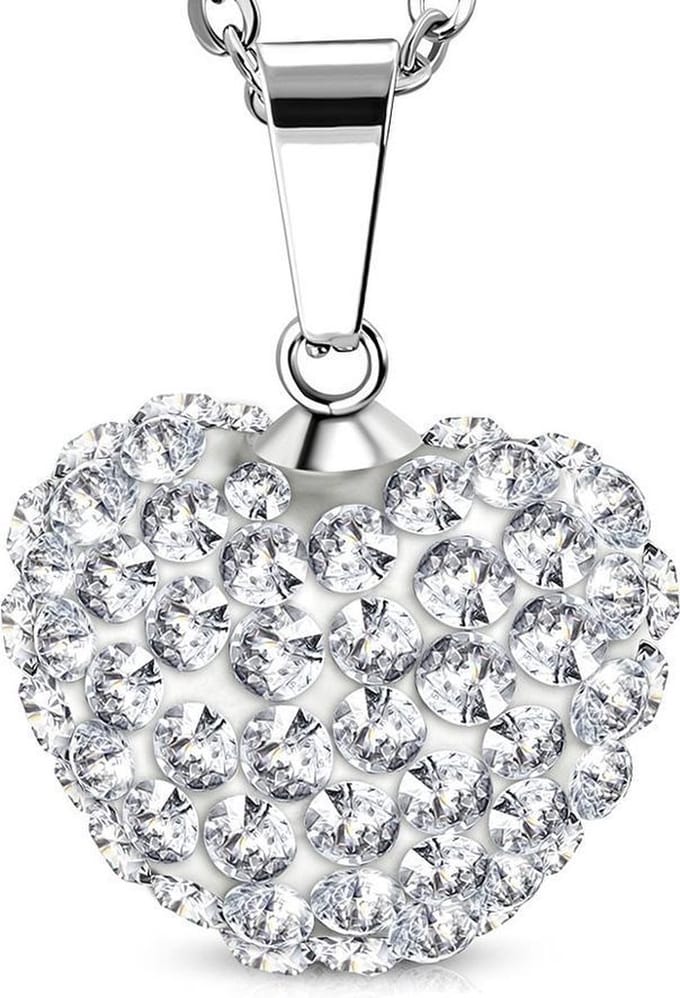 Montebello Ketting Kady - 316L Staal - Hart - 13x15mm - 45cm
