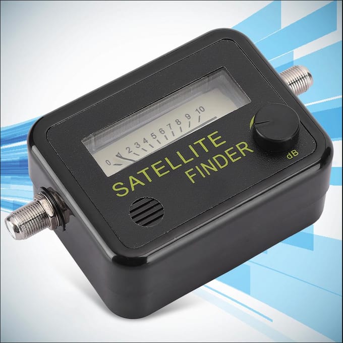 9501 Gevoelige Satellietzoeker Signaalsterktemeter Zwart met Digitaal Scherm gray