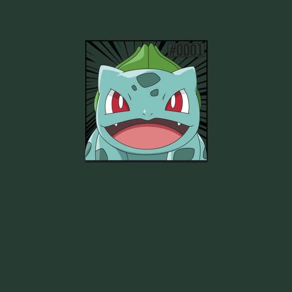 Pokémon Pokédex Bulbasaur #0001 Women's T-Shirt - Green - S