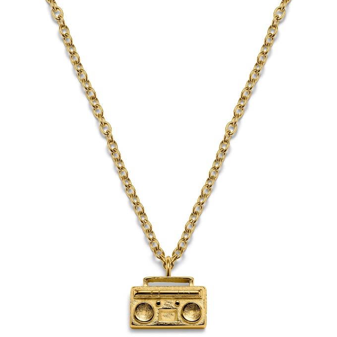 Jaygee | Goudkleurige Radio Ketting