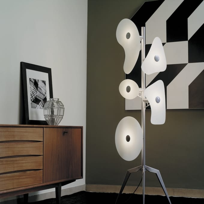 Foscarini - Orbital Vloerlamp - wit