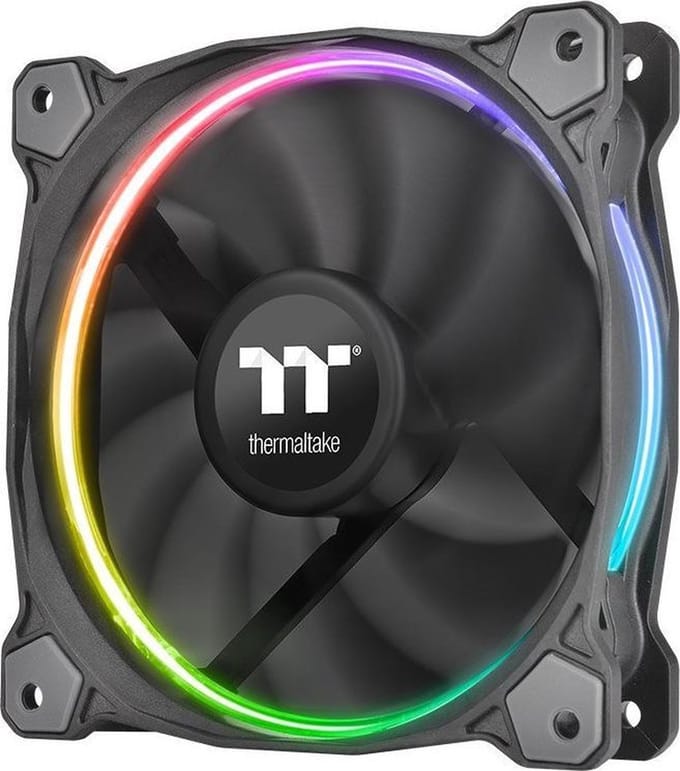 Thermaltake RIING 14 LED PC-ventilator RGB (b x h x d) 140 x 140 x 25 mm Incl. LED-verlichting