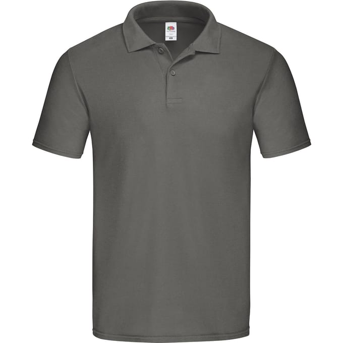 Fruit of the Loom Heren Origineel Polo Shirt (Licht Grafiet)
