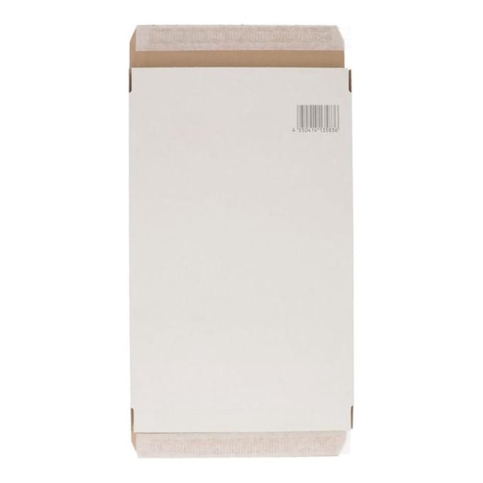 Brievenbusdoos A4+ wit 355 x 252 x 28 mm met plak- en tearstrip | 10 stuks