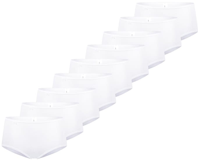 sloggi Dames midi slip 9 pack 24/7 Cotton