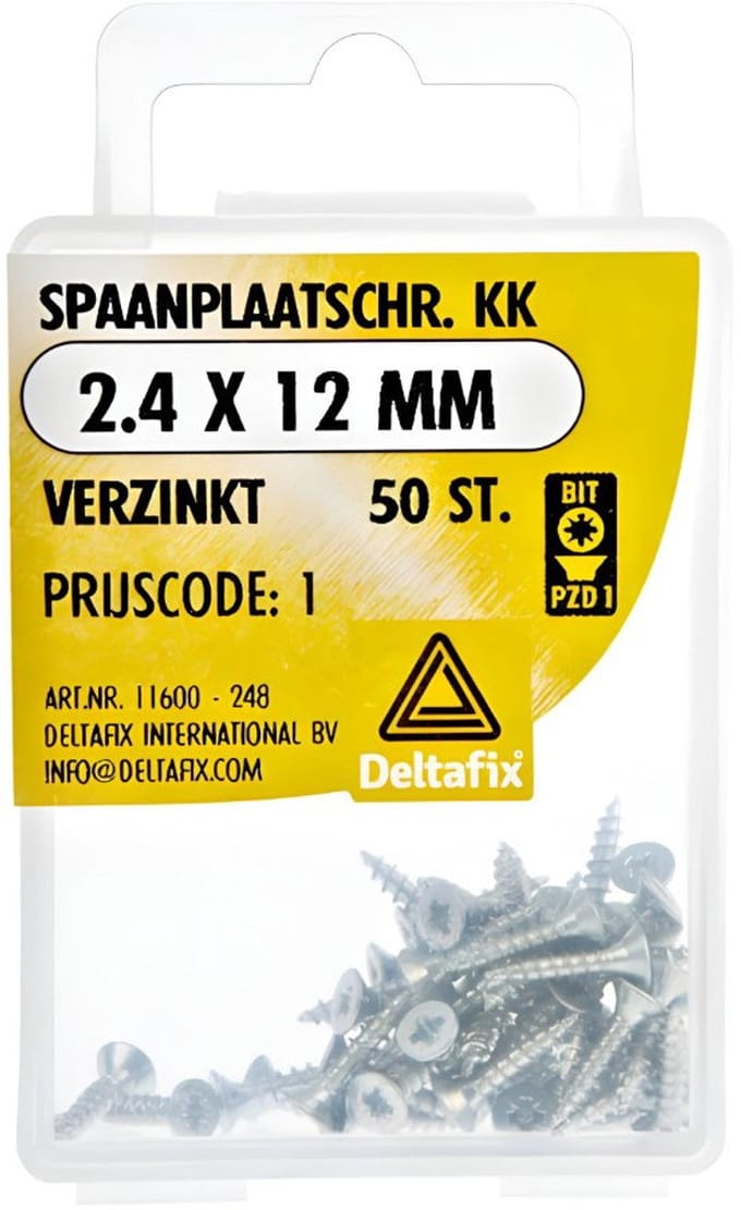 Deltafix - Spaanpl.schr. 4.0x45mm 100st