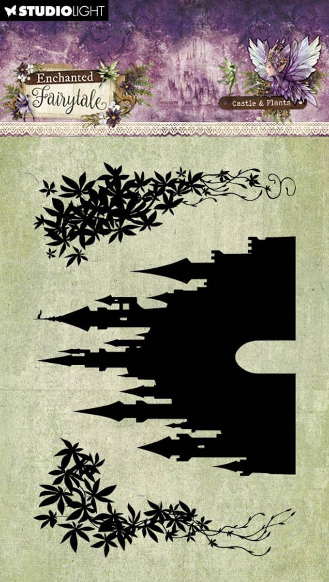 Clear stamp Castle and plants - Enchanted fairytale nr. 942
