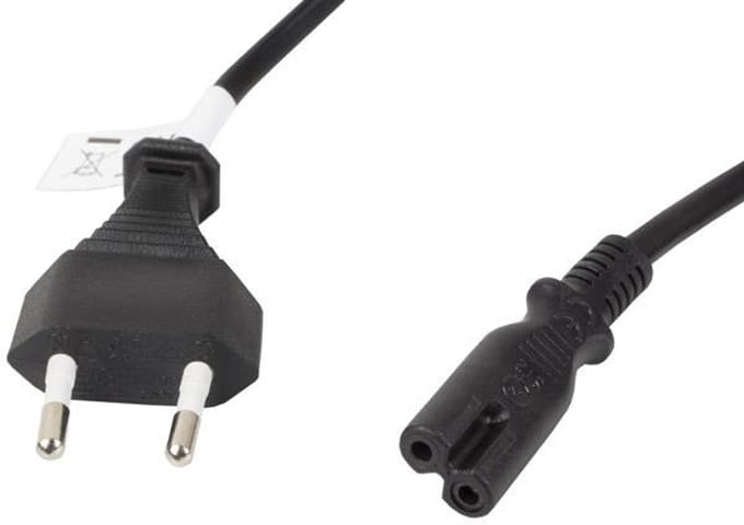 Lanberg Stroomkabel Cee 7/16 -> Iec 320 C7 Voor Het Voeden Van Apparatuur 3M Vde