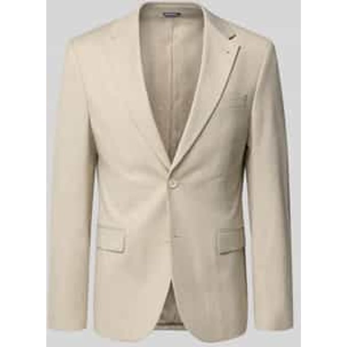 Slim Fit 2-knoop colbert met klepzakken